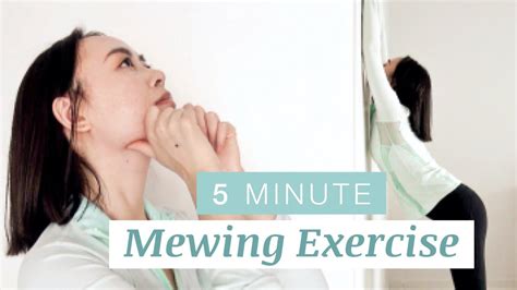 mewing exercise for double chin
